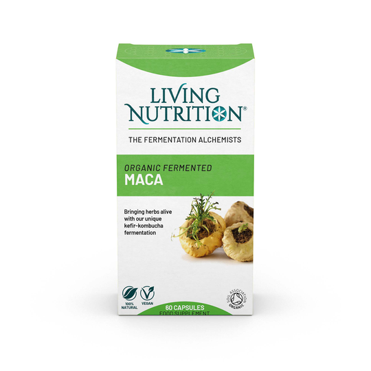 Living Nutrition Organic Fermented Maca, 60 Capsules