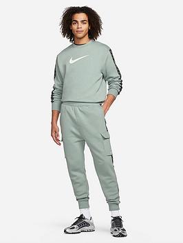 Nike Nsw Repeat Fleece Cargo Pants - Grey/Black