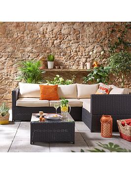 Vancouver 3-Piece Corner Rattan Set