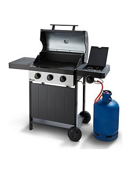 Swan Kansas 3-Burner Gas Bbq With Side Burner