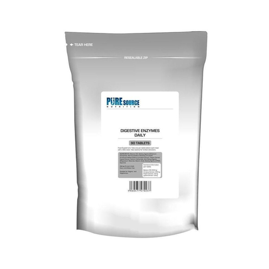 Digestive Enzyme 90 Tablets Dairy Gluten Free Digestion Support PSN