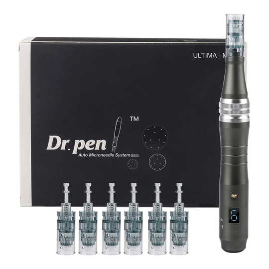 Dr.pen M8 Plug-in Electric Micro Needle + 3D Nano Needle + 5D Nano Needle + 24 Needle + 36 Needle