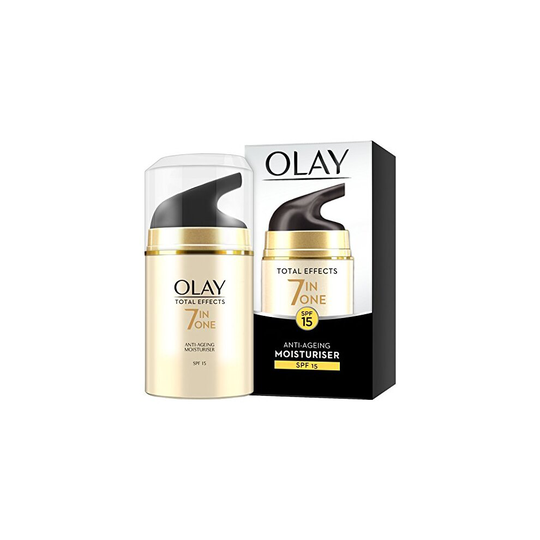 Olay Total Effects 7 in 1 Anti-Ageing Day Moisturizer SPF 15 for Unisex, 1.7 Ounce