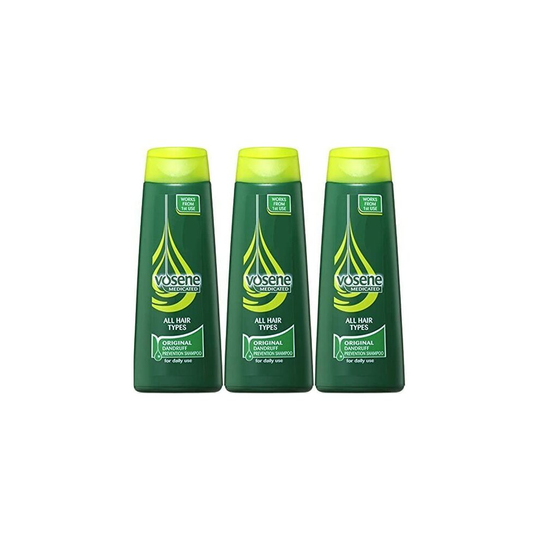 THREE PACK Vosene Original Anti-Dandruff Medicated Shampoo 200ml