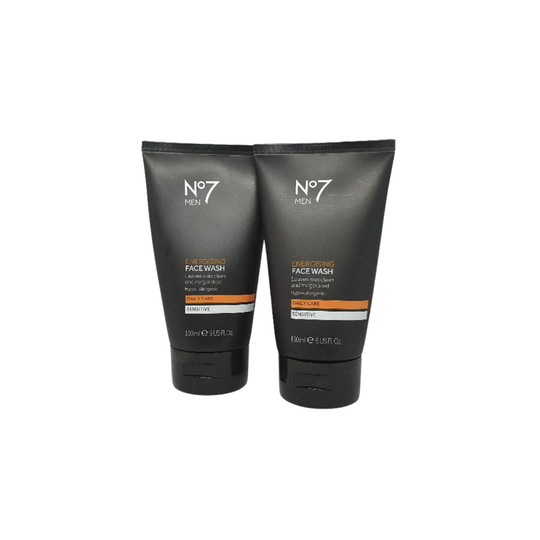 2 x no7 sensitive face wash men 150ml