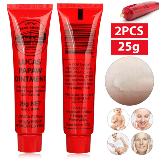 Lucas Papaw Ointment 25g x 2 (Double Pack) - Paw Paw Cream